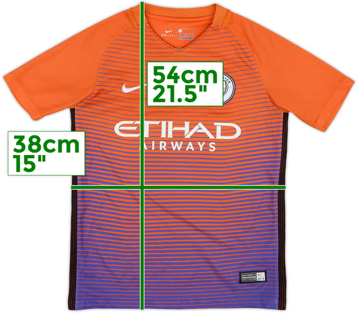 2016-17 Manchester City Third Shirt - 9/10 - (S.Boys)