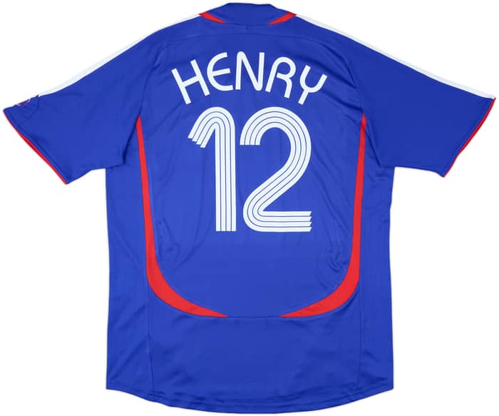 2006-07 France Home Shirt Henry #12 - 9/10 - (L)