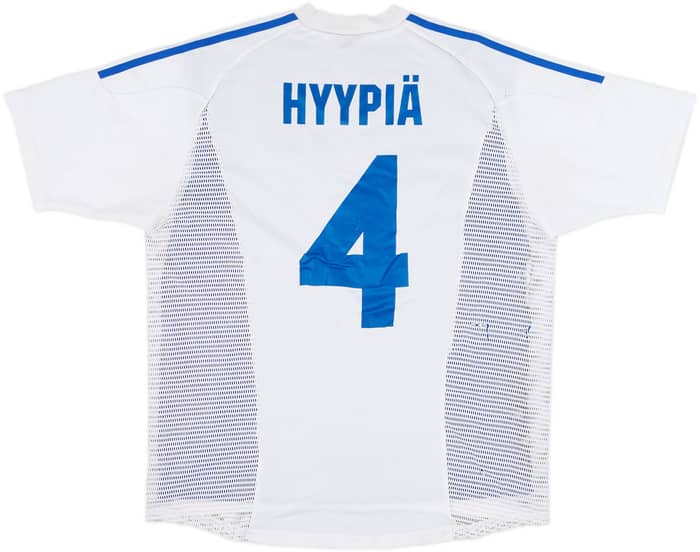2002-04 Finland Player Issue Home Shirt Hyypia #4 - 5/10 - (XL)