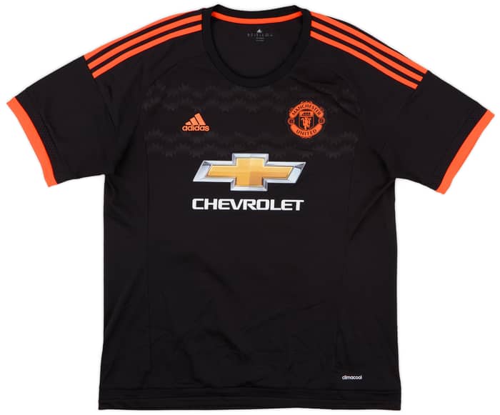 2015-16 Manchester United Third Shirt Valencia #25 - 9/10 - (XL)