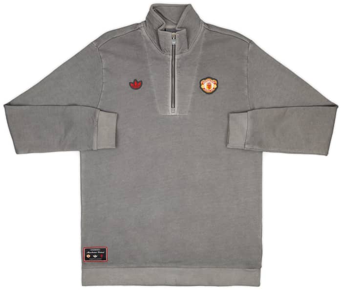 2024-25 Manchester United adidas Originals Terrace Icons 1/4 Zip Top