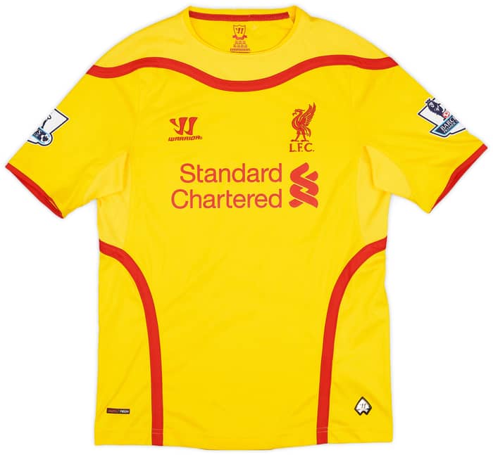 2014-15 Liverpool Away Shirt Henderson #14 - 7/10 - (XL.Boys)