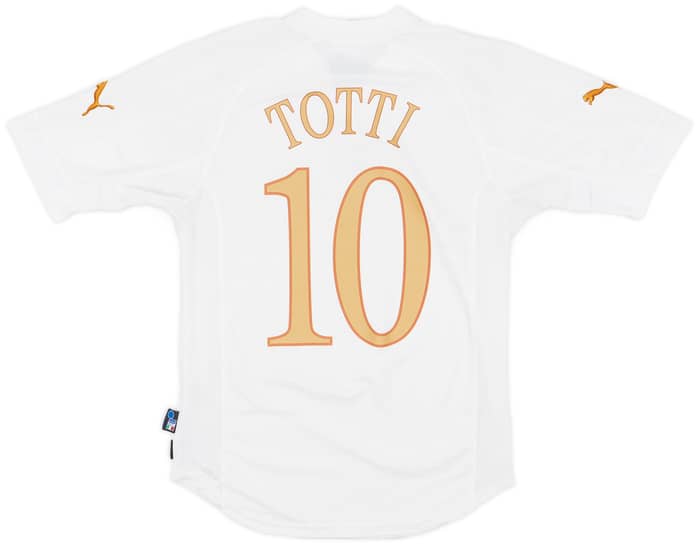 2004-06 Italy Away Shirt Totti #10 - 8/10 - (S)