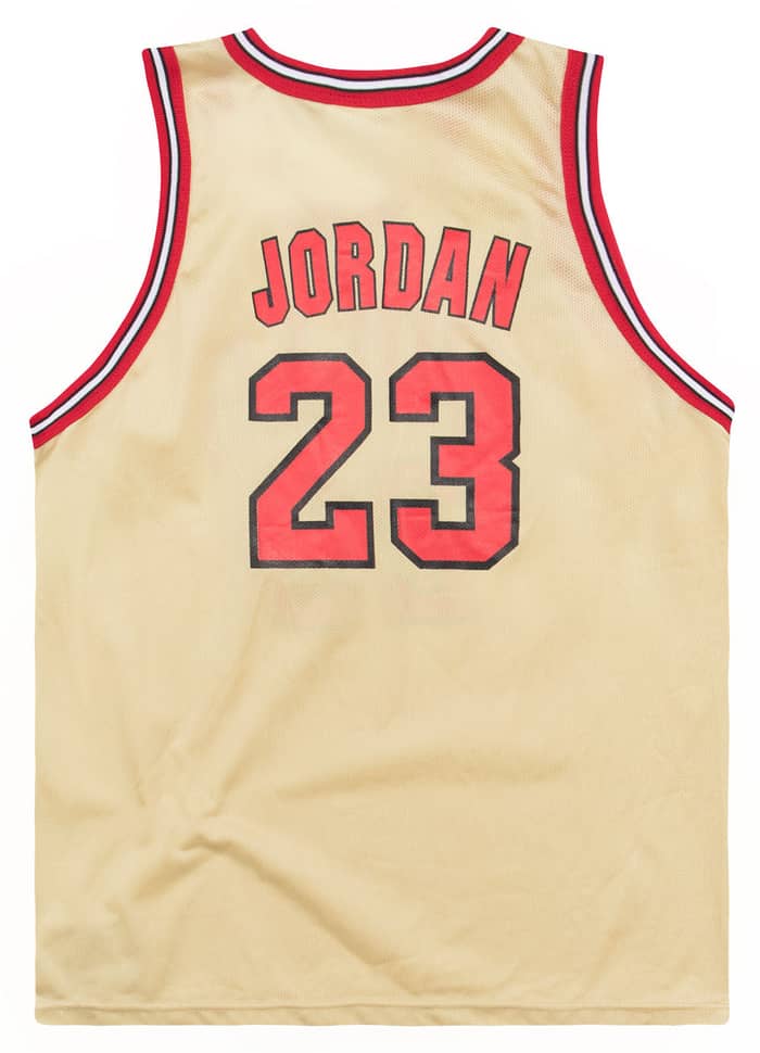 1997-98 Chicago Bulls Jordan #23 Champion Jersey (Alternate) Y