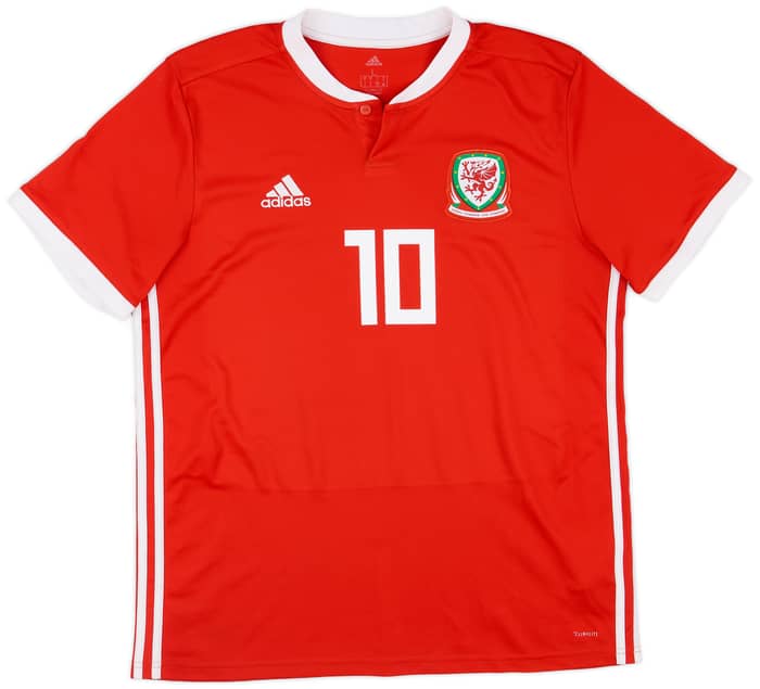 2016-17 Wales Home Shirt Ramsey #10 - 9/10 - (L)