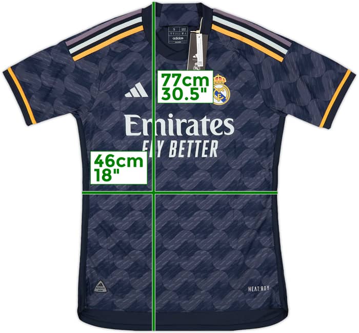 2023-24 Real Madrid Authentic Away Shirt Bellingham #5 (S)