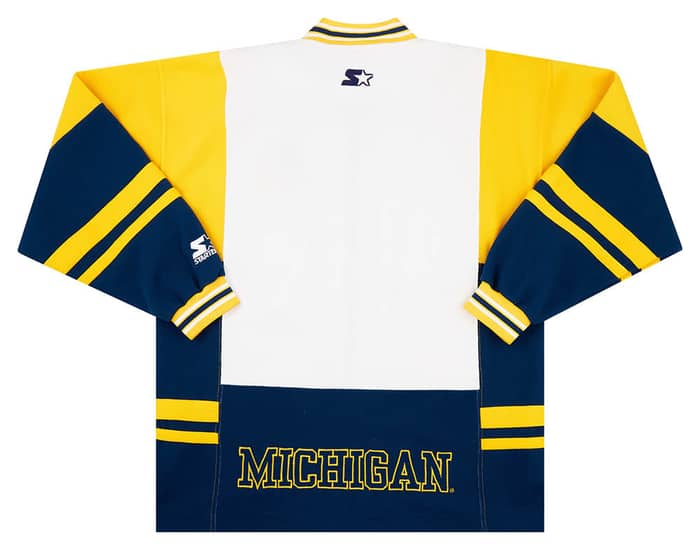 1990s Michigan Wolverines Starter Warm-Up Jacket L