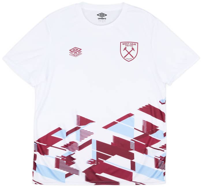 2023-24 West Ham Umbro Pre-Match Shirt - 9/10