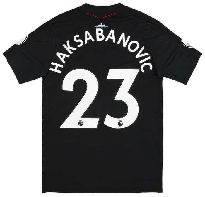 2017-18 West Ham Match Issue Away Shirt Haksabanovic #23