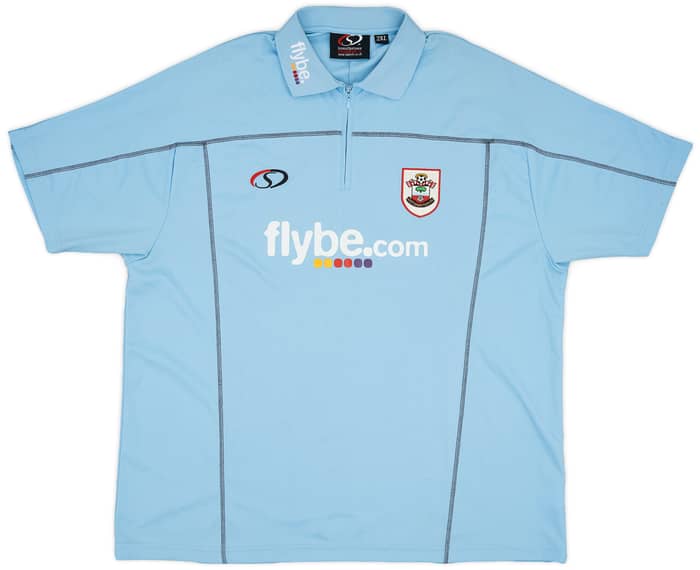 2007-08 Southampton 1/4 Zip Polo Shirt - 7/10 - (XXL)