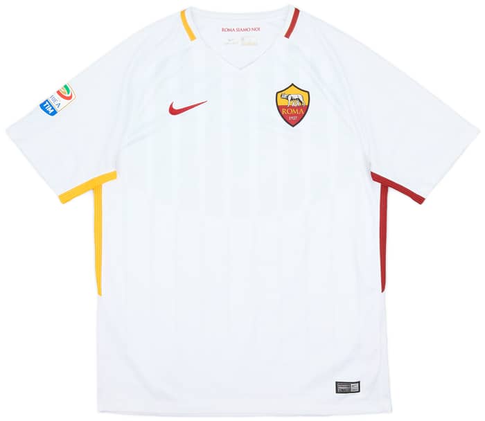 2017-18 Roma Away Shirt Castan #55 - 8/10 - (L)
