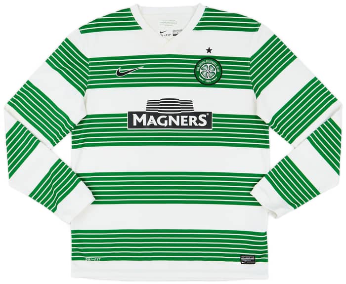 2013-15 Celtic Home L/S Shirt Watt #32 - 7/10 - (M)