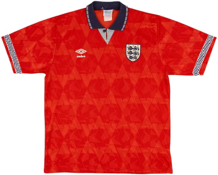 1990-93 England Away Shirt - 7/10 - (L)