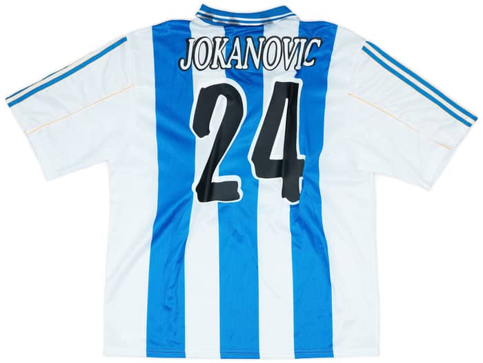 1999-00 Deportivo UEFA Cup Home Shirt Jokanović #24 - 6/10 - (XL)