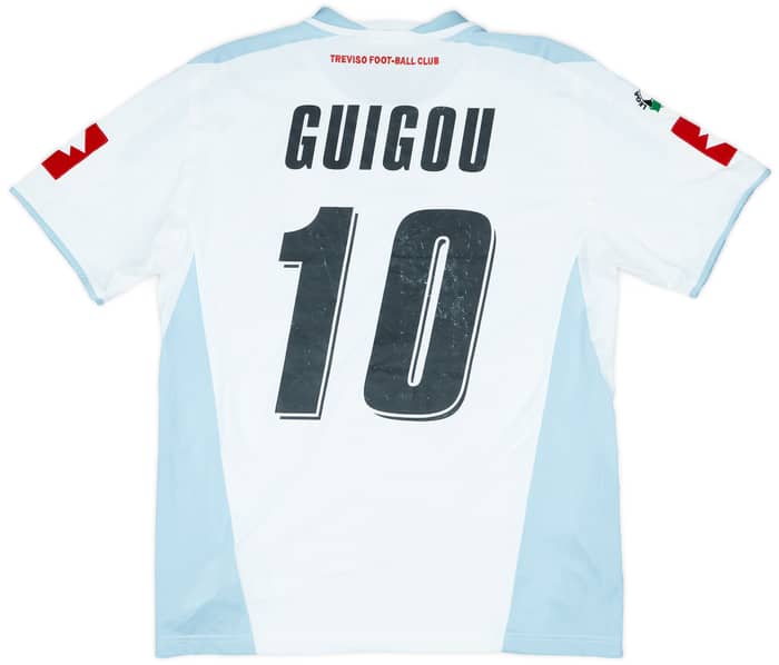 2007-08 Treviso Match Issue Home Shirt Guigou #10