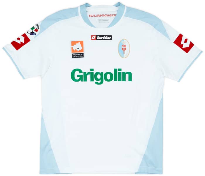 2007-08 Treviso Match Issue Home Shirt Guigou #10