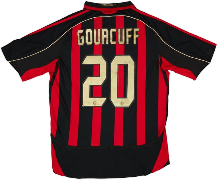 2006-07 AC Milan Home Shirt Gourcuff #20 - 4/10 - (L)