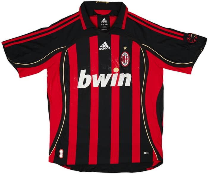 2006-07 AC Milan Home Shirt Gourcuff #20 - 4/10 - (L)