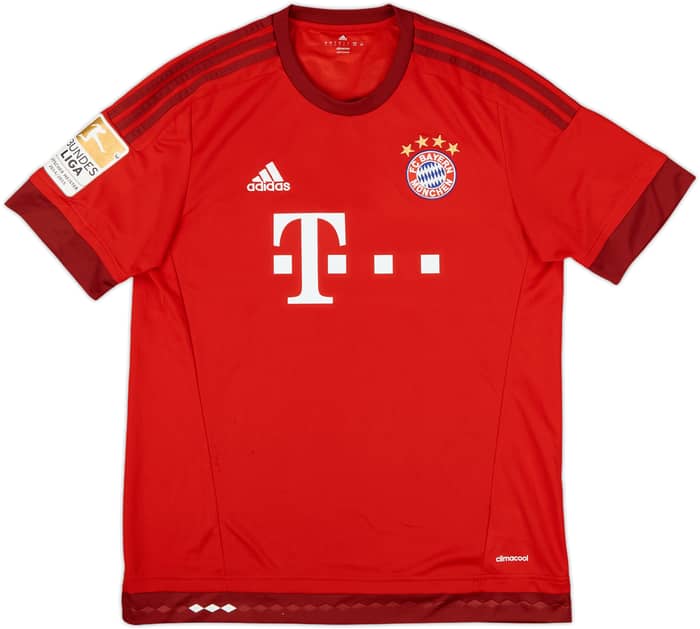 2015-16 Bayern Munich Home Shirt Lewandowski #9 - 7/10 - (L)