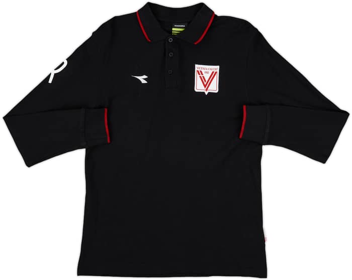 2007-08 Vicenza Diadora Polo L/S Shirt - 8/10 - (S)