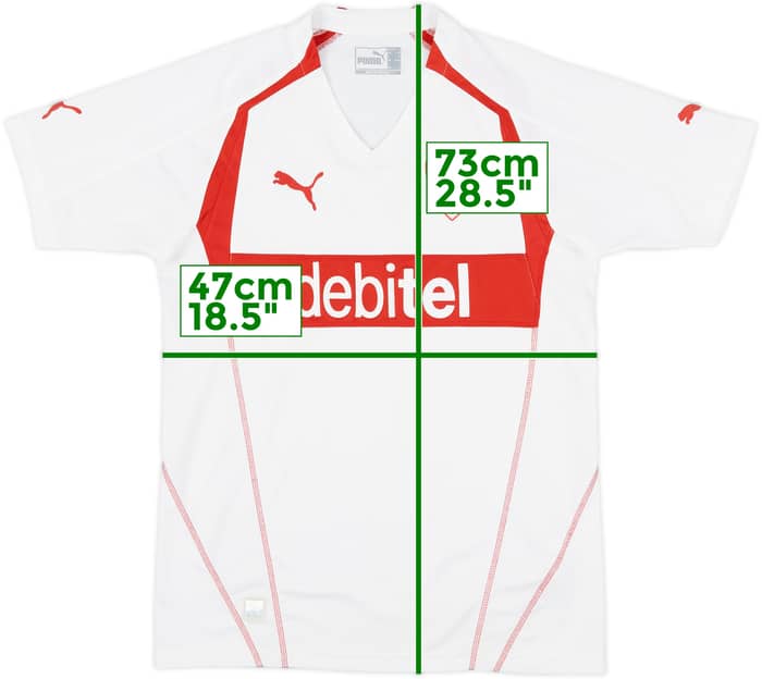 2004-05 Stuttgart Home Shirt - 7/10 - (S)