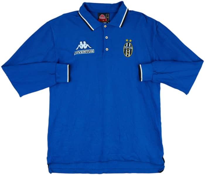 1998-99 Juventus Kappa Polo L/S Shirt - 5/10 - (L)