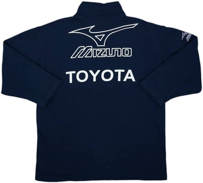 2001-02 Fiorentina Mizuno 1/4 Zip Drill Top - 7/10 - (XL)