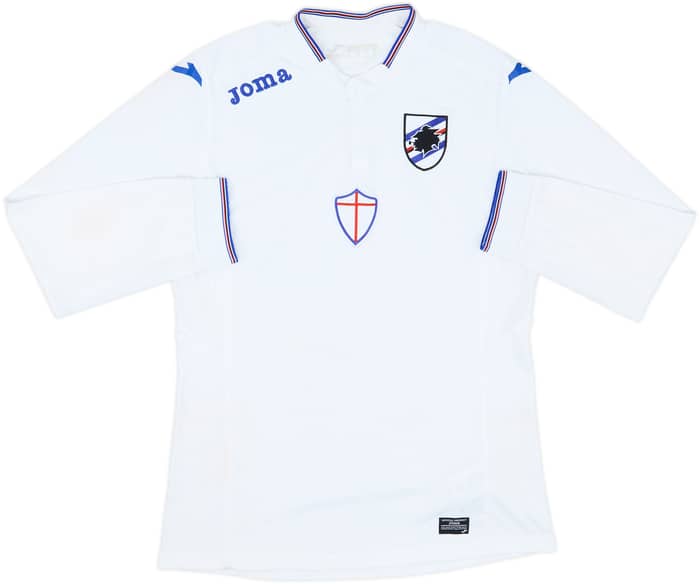 2015-16 Sampdoria Away L/S Shirt - 7/10 - (L)