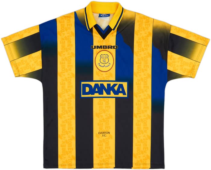 1996-98 Everton Away Shirt Ferguson #9 - 6/10 - (L)