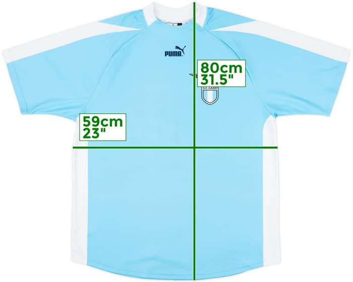 2003-04 Lazio 'Signed' Home Shirt - 9/10 - (L)