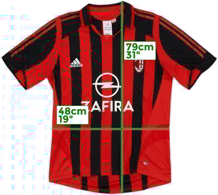 2005-06 AC Milan Home Shirt - 5/10 - (M)
