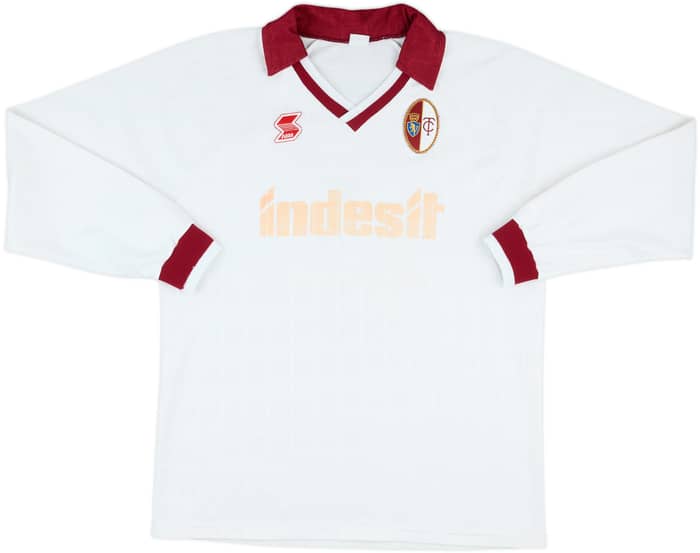 1990-91 Torino Match Issue Away L/S Shirt #14