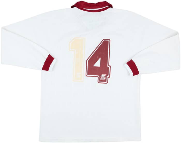 1990-91 Torino Match Issue Away L/S Shirt #14