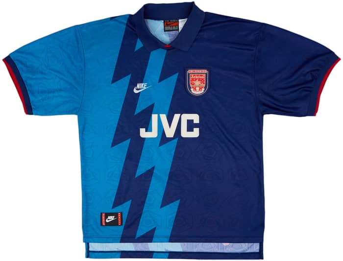 1995-96 Arsenal Away Shirt Wright #8 - 8/10 - (XL)