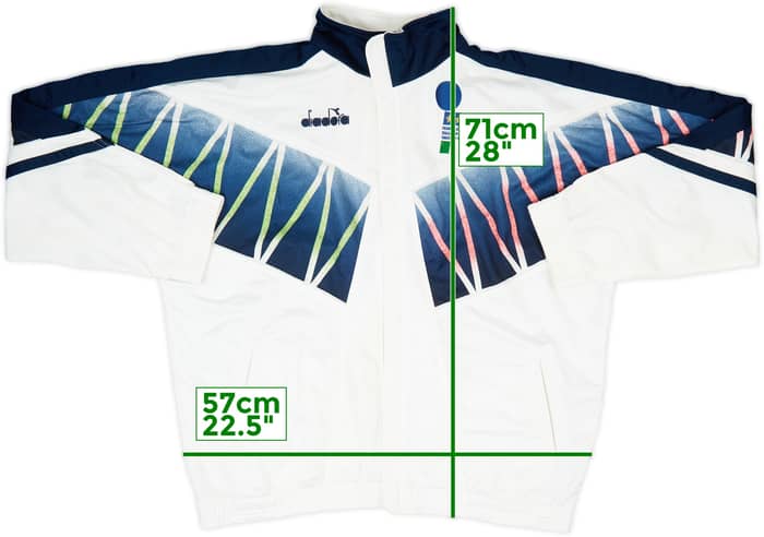 1994 Italy Diadora Track Jacket - 3/10 - (L)