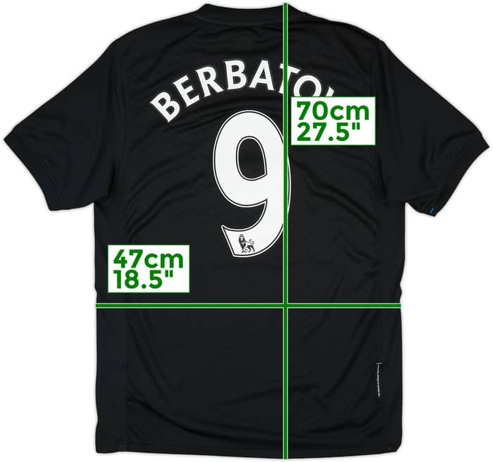 2009-10 Manchester United Away Shirt Berbatov #9 - 5/10 - (S)