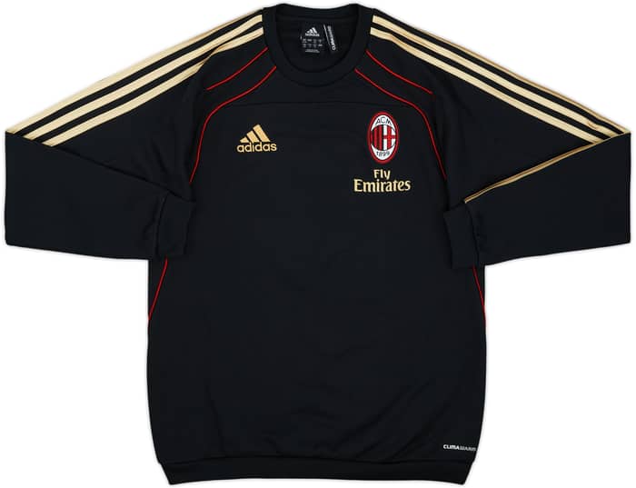 2010-11 AC Milan adidas Sweat Top - 8/10 - (XL.Boys)