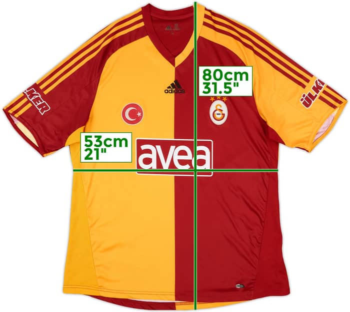 2008-09 Galatasaray Home Shirt - 8/10 - (L)