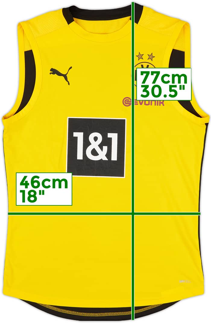 2020-21 Borussia Dortmund Puma Training Vest - 6/10 - (M)