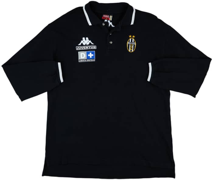 1998-99 Juventus Kappa Polo L/S Shirt - 9/10 - (XL)