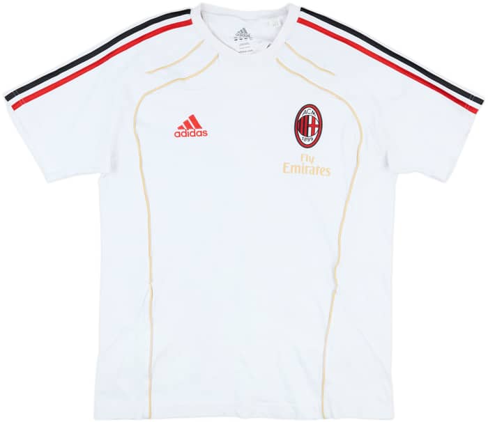 2010-11 AC Milan adidas Cotton Tee - 6/10 - (M/L)