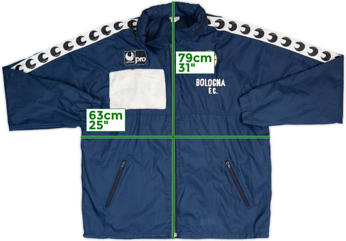 1988-00 Bologna Uhlsport Hooded Rain Jacket - 5/10 - (XL)