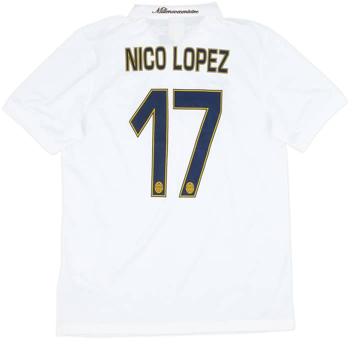 2014-15 Hellas Verona Player Issue Away Shirt Nico Lopez #17 - 8/10 - (L)