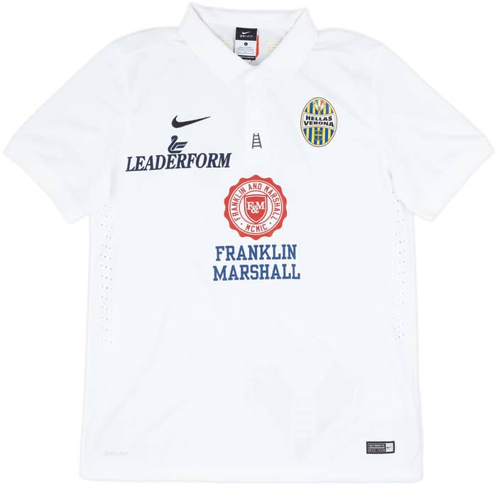 2014-15 Hellas Verona Player Issue Away Shirt Nico Lopez #17 - 8/10 - (L)