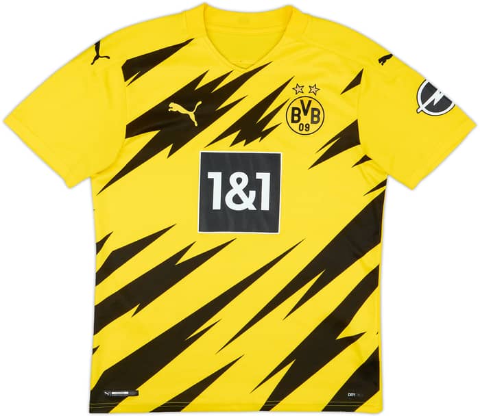 2020-21 Borussia Dortmund Home Shirt Haaland #9 - 9/10 - (M)