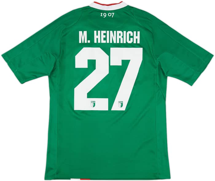 2013-14 Augsburg Away Shirt M. Heinrich #27 - 6/10 - (M)