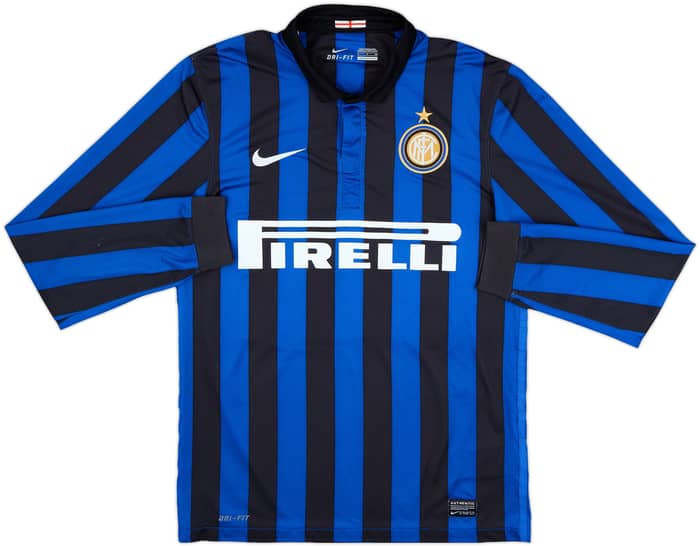 2011-12 Inter Milan Home L/S Shirt Sneijder #10 - 7/10 - (S)
