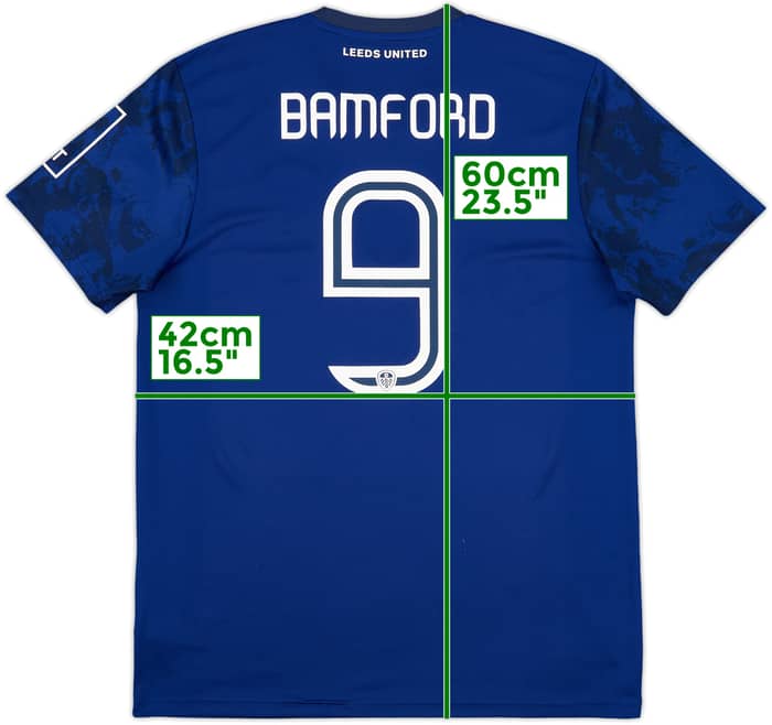 2021-22 Leeds United Away Shirt Bamford #9 - 8/10 - (L)