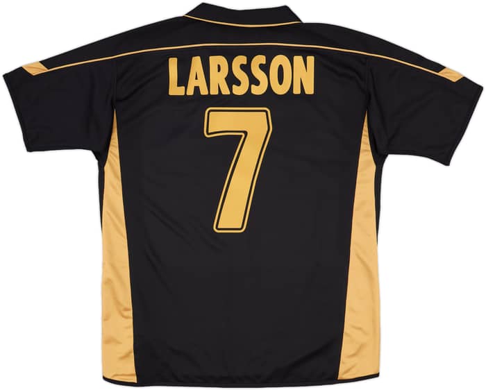 2003-04 Celtic Away Shirt Larsson #7 - 9/10 - (XL)
