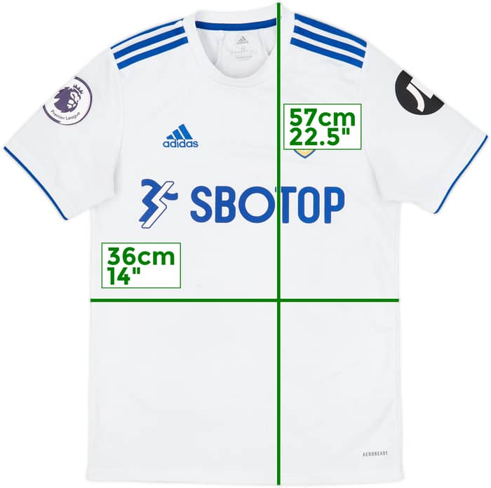 2020-21 Leeds United Home Shirt - 4/10 - (S)